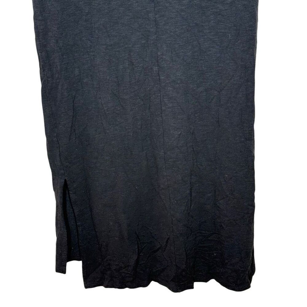 Madewell Black Short Sleeve Shirt Dress Size S Round Neck Casual Lightweight - Picture 8 of 10